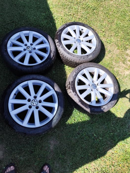 Aluminiowe Alufelgi VW PASSAT  B6 lato nowa. Opona