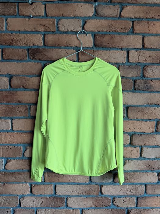 Neonowy Longsleeve Sportowy do Biegania Na Trening 36 38