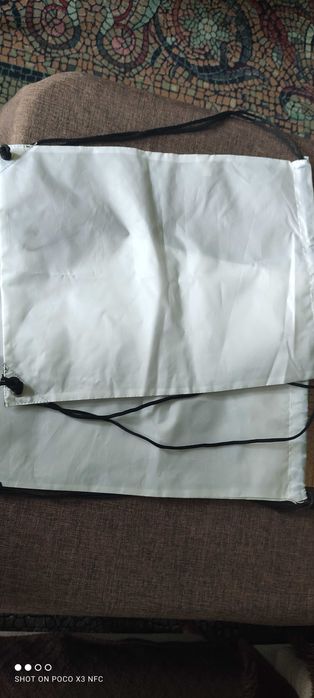 Workoplecaki białe 2 szt nowe całość