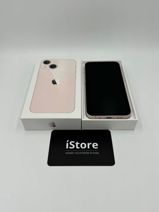 iPhone 13 Pink 128 GB • Różowy • 100% bateria • GWARANCJA • raty !!! •