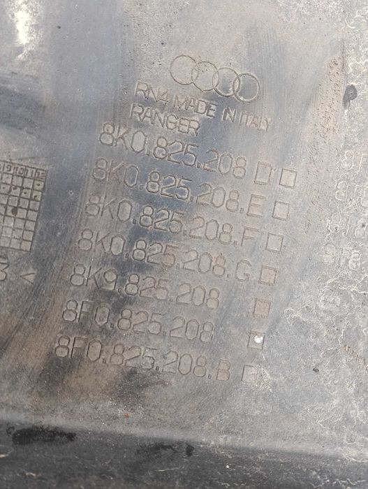 Osłona Podwozia Prawa Audi A4 b8 Oryginał 8K0,825,208 WYSYŁKA Lesko ...