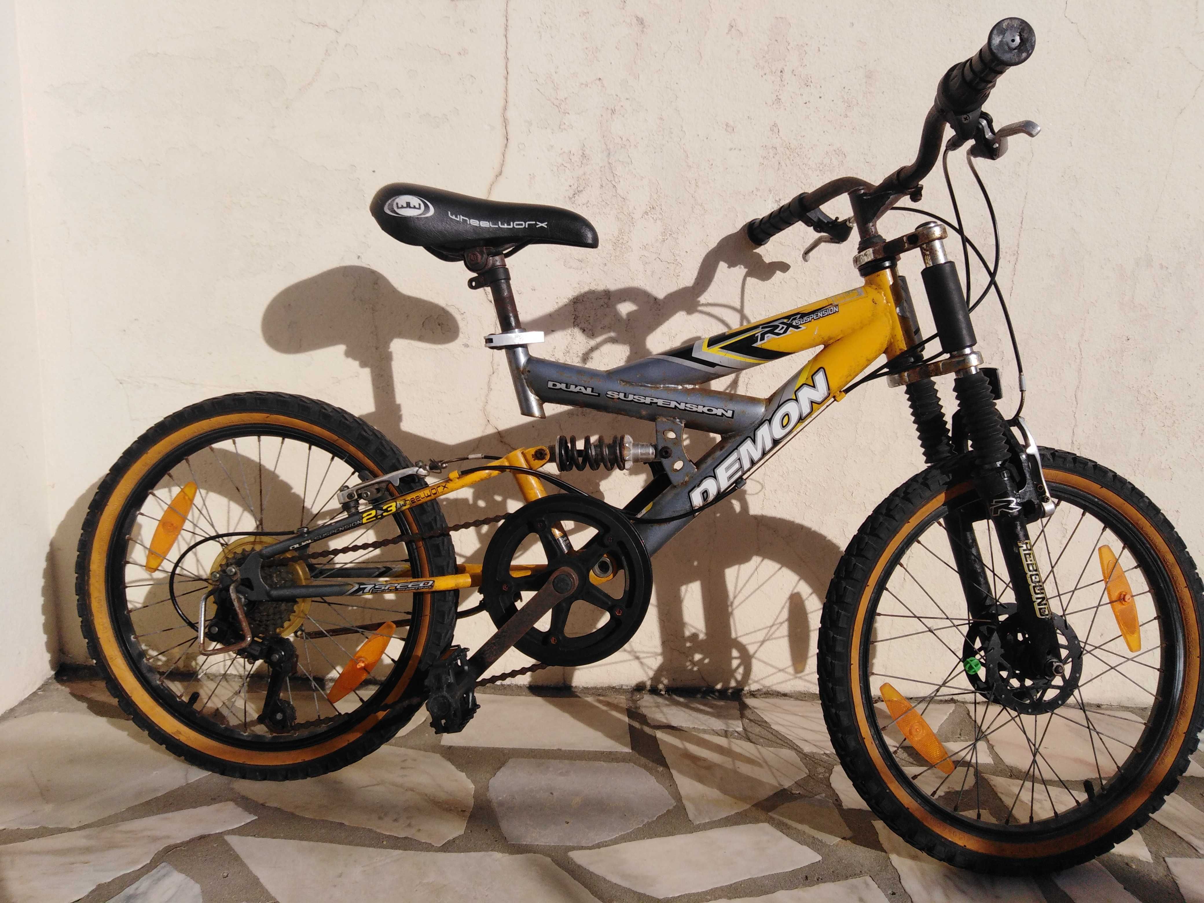 Bicicleta demon rx dual suspension clearance
