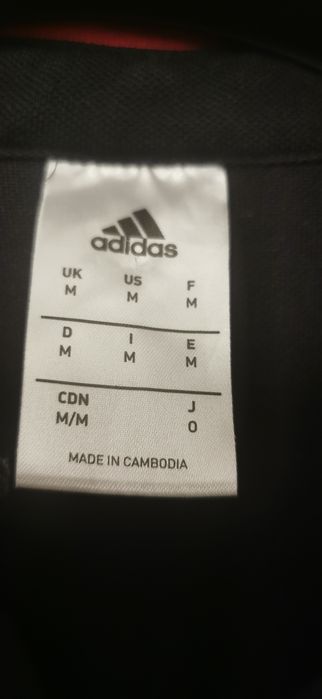 Vintage polo Manchester United AON - Adidas Climalite roz. M