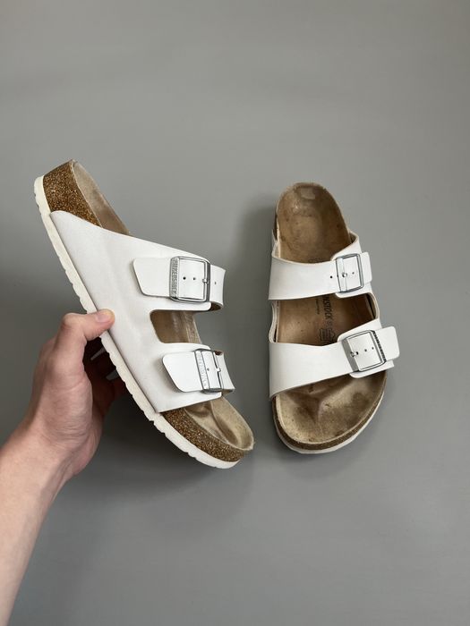 Тапки Birkenstock Arizona White Boston 45(29cm)