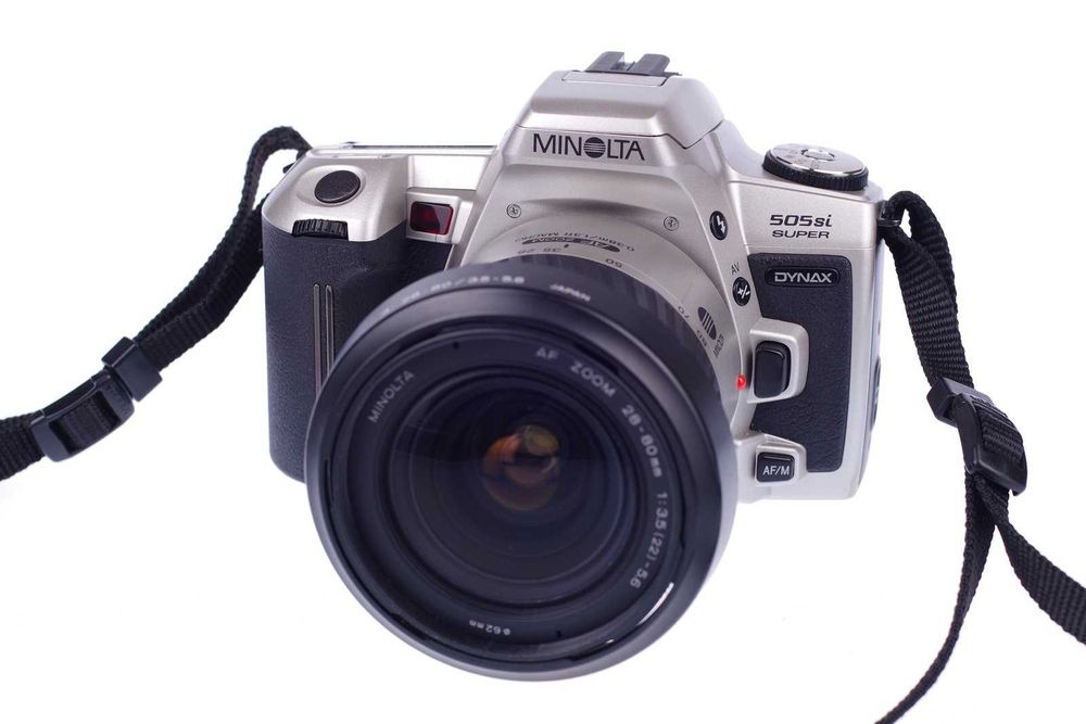 Minolta 505 Si Super z obiektywem Minolta AF 28-80mm