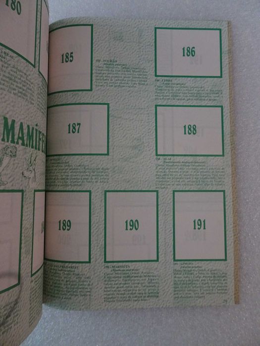 Caderneta de cromos vazia O Mundo Maravilhoso dos pequenos seres III