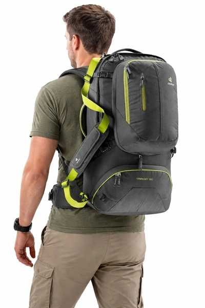 Plecak sportowy Transit 50 trekkingowy wspinaczkowy szary