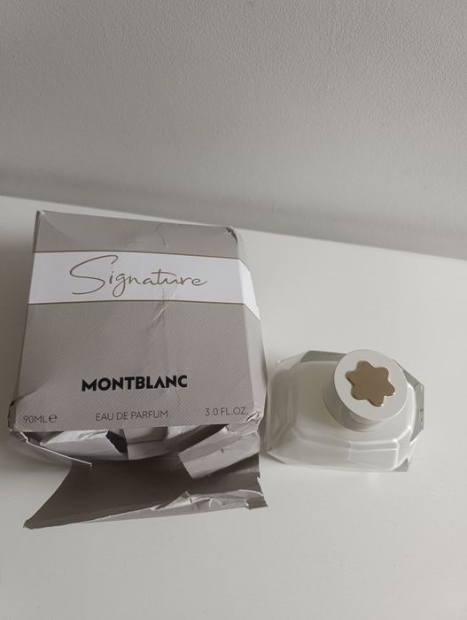 Woda perfumowana perfumy otulające cieliste kremowe Montblanc Signature 90 ml NOWE
