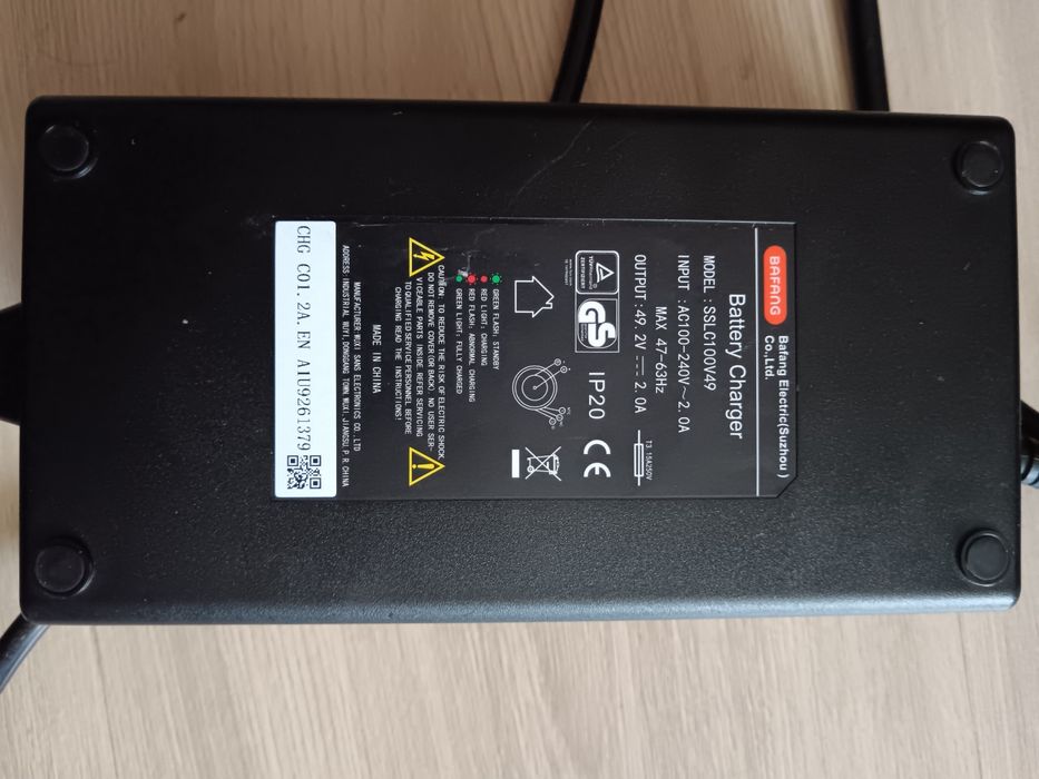 Ładowarka do roweru elektrycznego Bafang  do baterii 43v