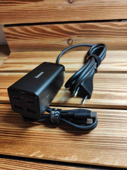 Новий Мережевий зарядний пристрій Baseus 100W GaN3 Pro + Кабель 100W