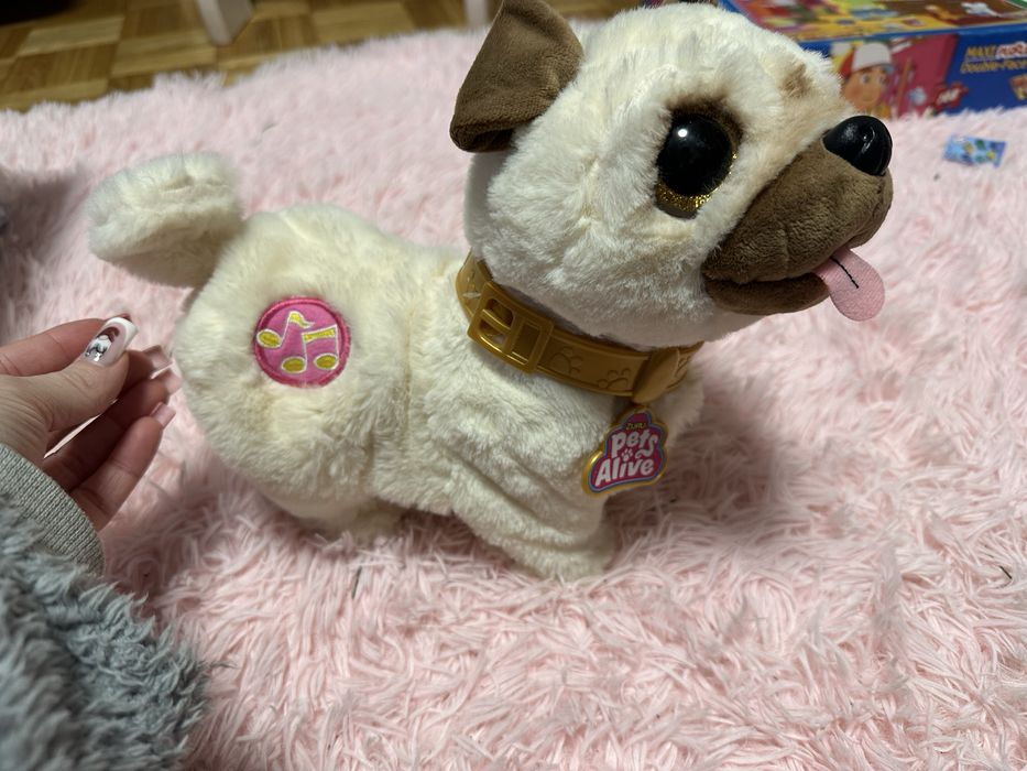 Zuru Pets Interaktywny Roztańczony Pluszowy Piesek jak nowy mops