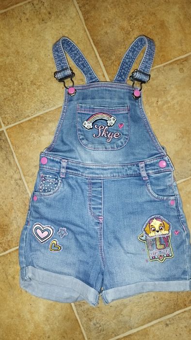 Ogrodniczki Psi Patrol 98-110 George kurtka dżinsowa