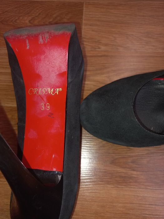 Туфли натуральный замш