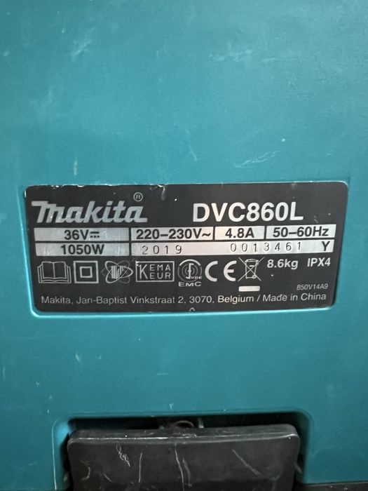 Пилосос-гібрид Акум/Мережевий Makita DVC 860L