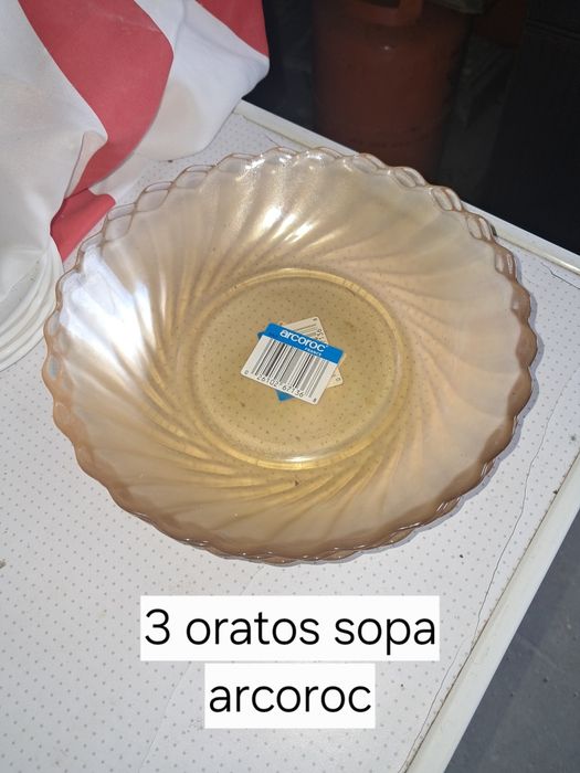 Tres pratos de sopa
