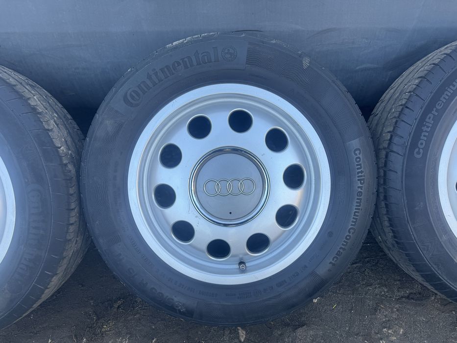 Felgi z oponami 195/65R15 Audi 5x100 A1 A2 A3 Volkswagen Skoda Seat