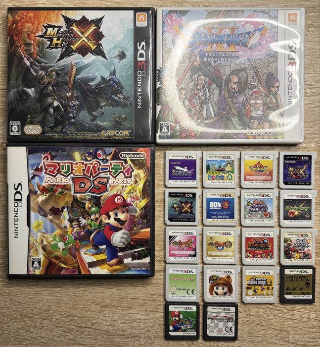 Ігра ігри игра картридж Nintendo 3ds ds Pokemon Monster Hunter Mario