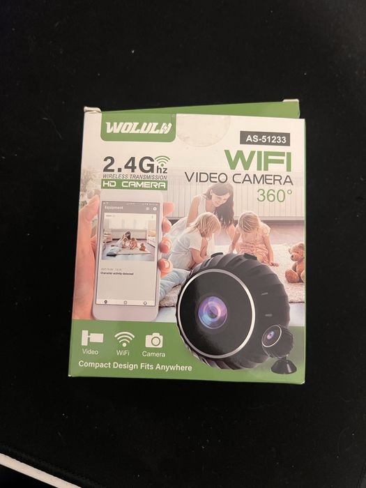 Mini Câmara WiFi HD X10 360° – Nova