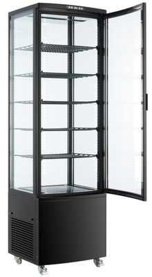 Вітрина холодильна 280 л HURAKAN HKN-UPD278B BLACK