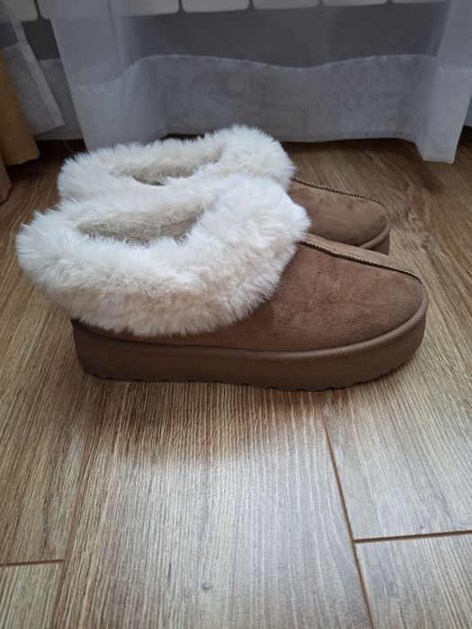 Zimowe botki buty z puszkiem 39