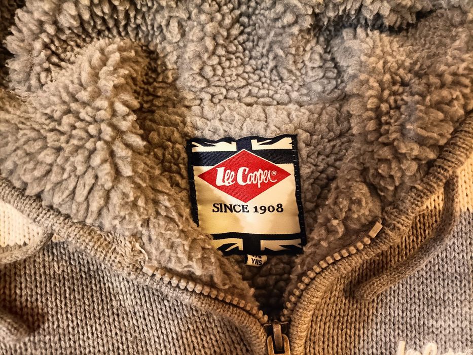 Lee Cooper kurtka ciepły sweter swetr kożuszek r. 122 128