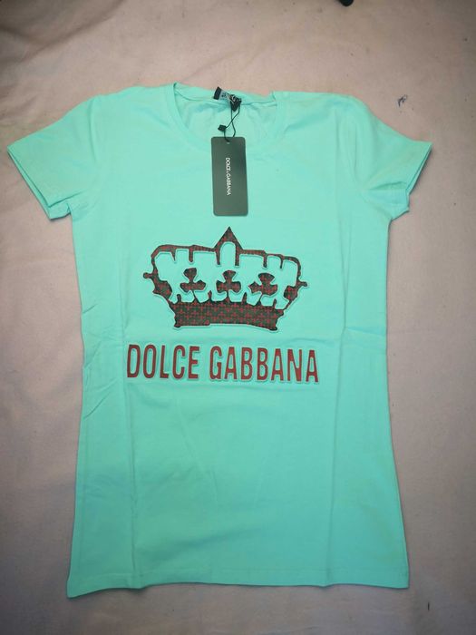Koszulki damskie Dolce Gabbana Ralph Lauren tshirt kolory