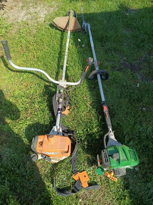 Wykosze trawę zarośla obetnie  krzewy ozdobne