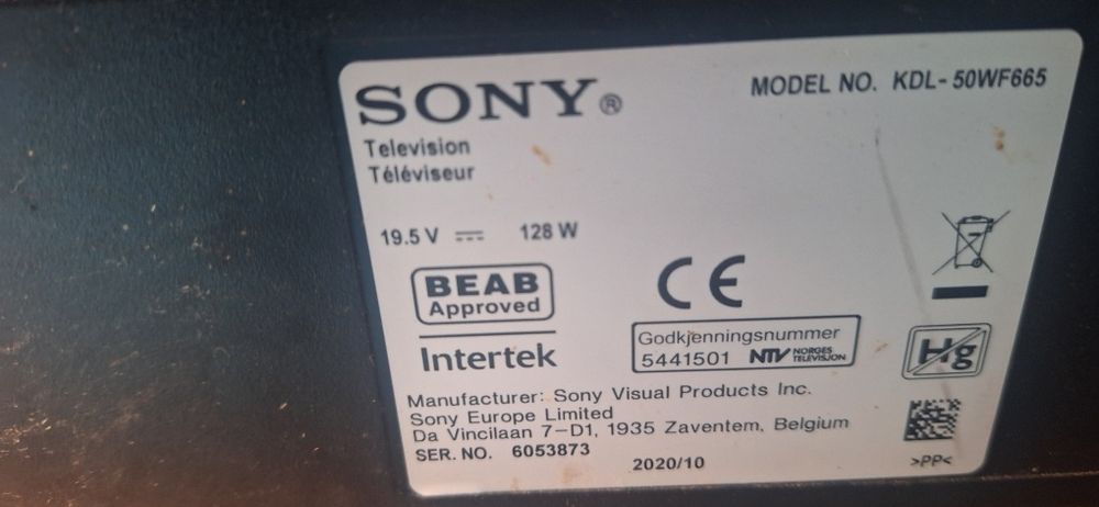 Sony Smart tv 50 cali