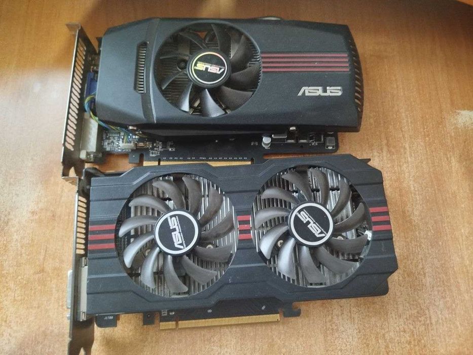Видеокарта ASUS GeForce GTX 550 Ti 1Gb+ AMD Radeon HD 7770 2GB