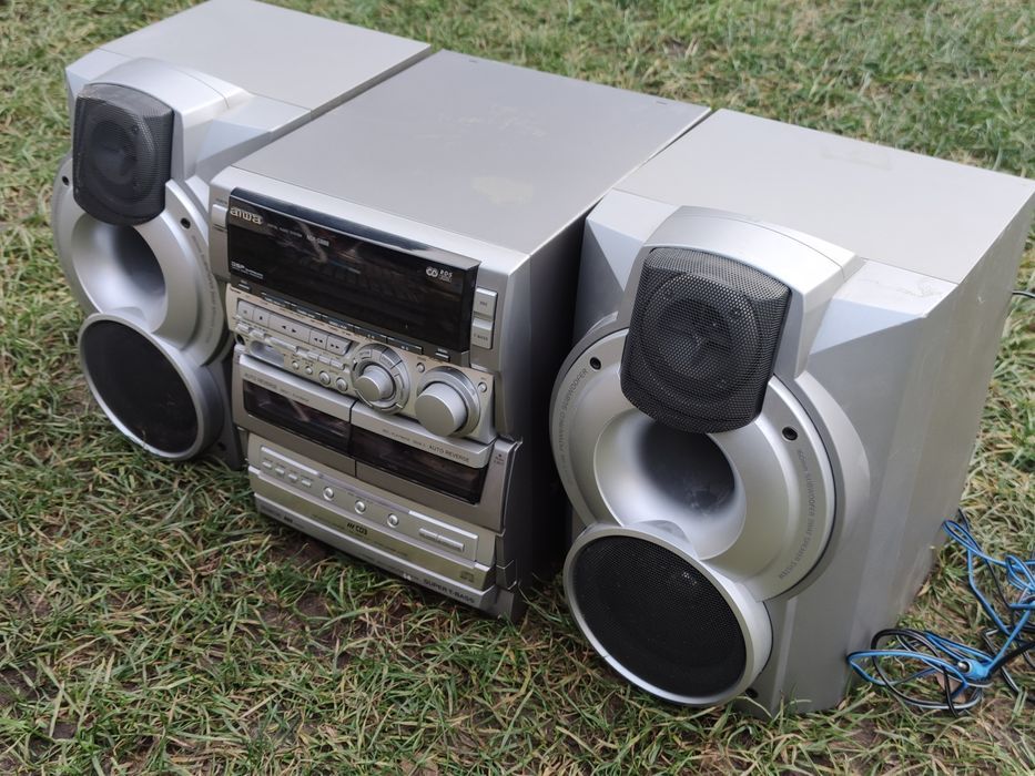 Aiwa nsx-s888 wieża retro + kolumny woofer aux ciężka