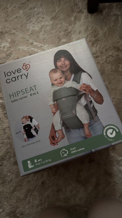 Хіпсіт love & carry чорний