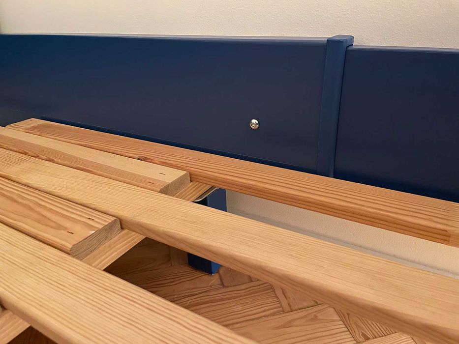 BUSUNGE Cama de criança extensível IKEA 80x200 cm + conjunto colchão