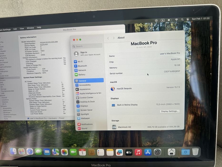 Macbook pro m1 16 512 gb