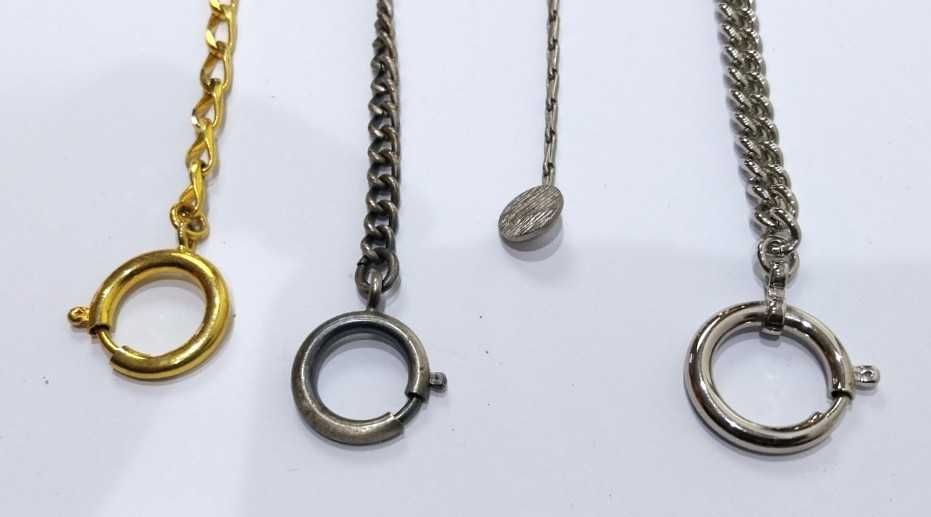 Lote com 4 correntes para Relógios de Bolso