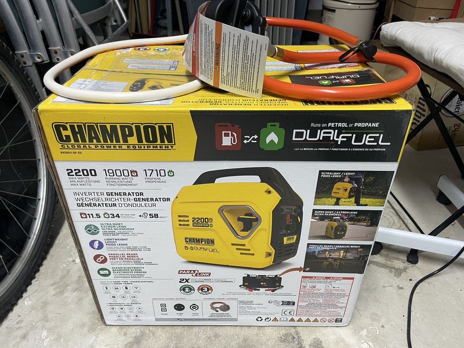Gerador dual-fuel Champion 2200W