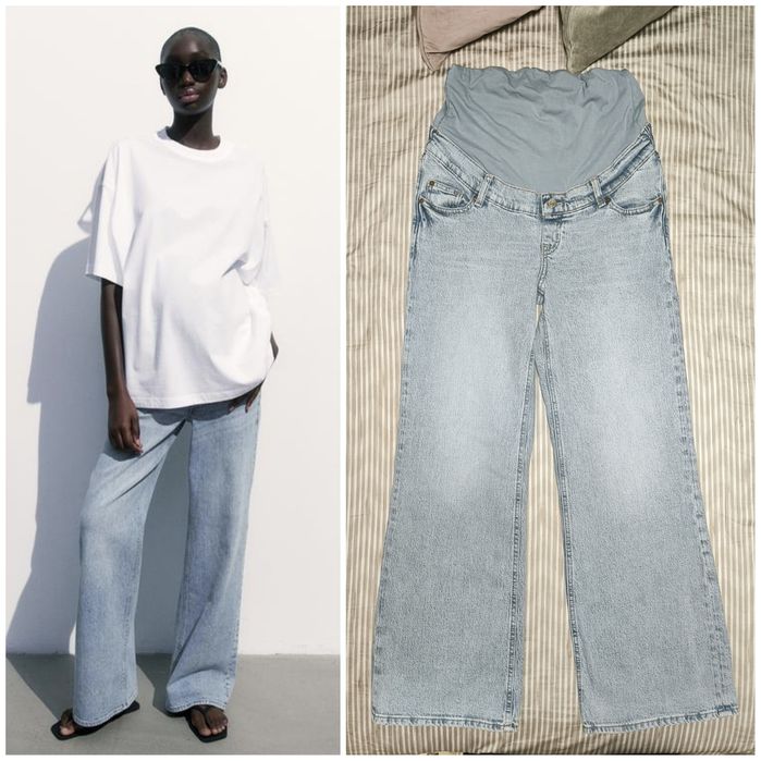 Джинси для вагітних широкі H&M розмір М