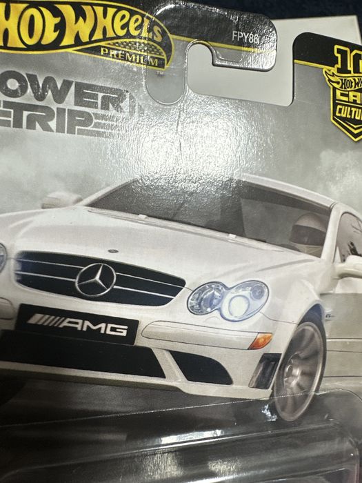 Hot wheels premium 2008 mercedes-benz clk 63 amg black series power trip
