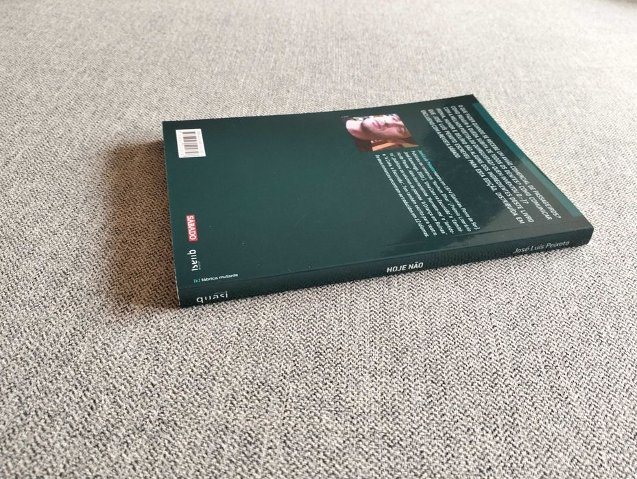 Livro "Hoje não" de José Luís Peixoto
