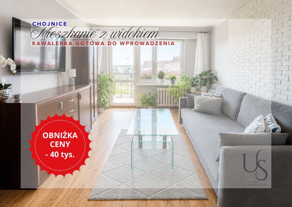 OBNIŻKA CENY - Przytulna KAWALERKA - ponad 35 m2 możliwości. Gotowa do wprowadzenia!