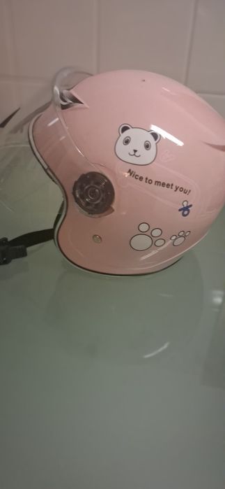 Capacete criança com viseira