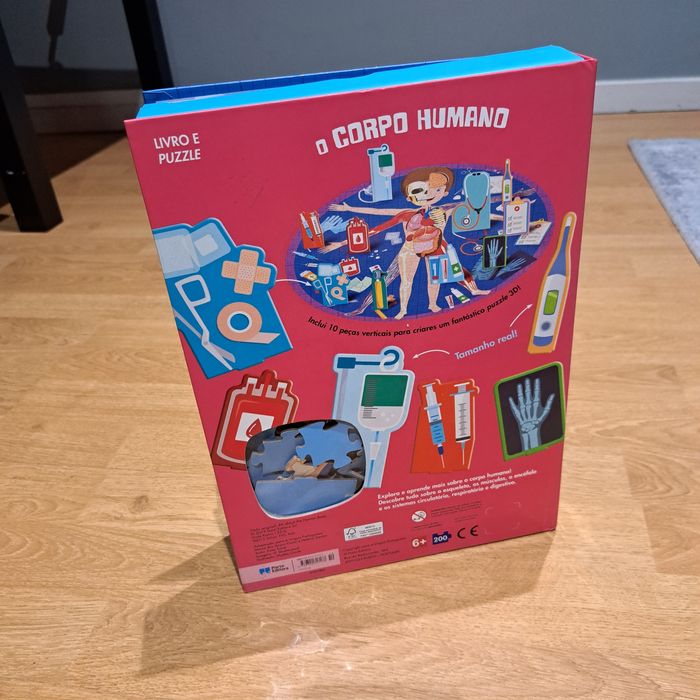 Livro + PUZZLE - O Corpo Humano - Porto Editora