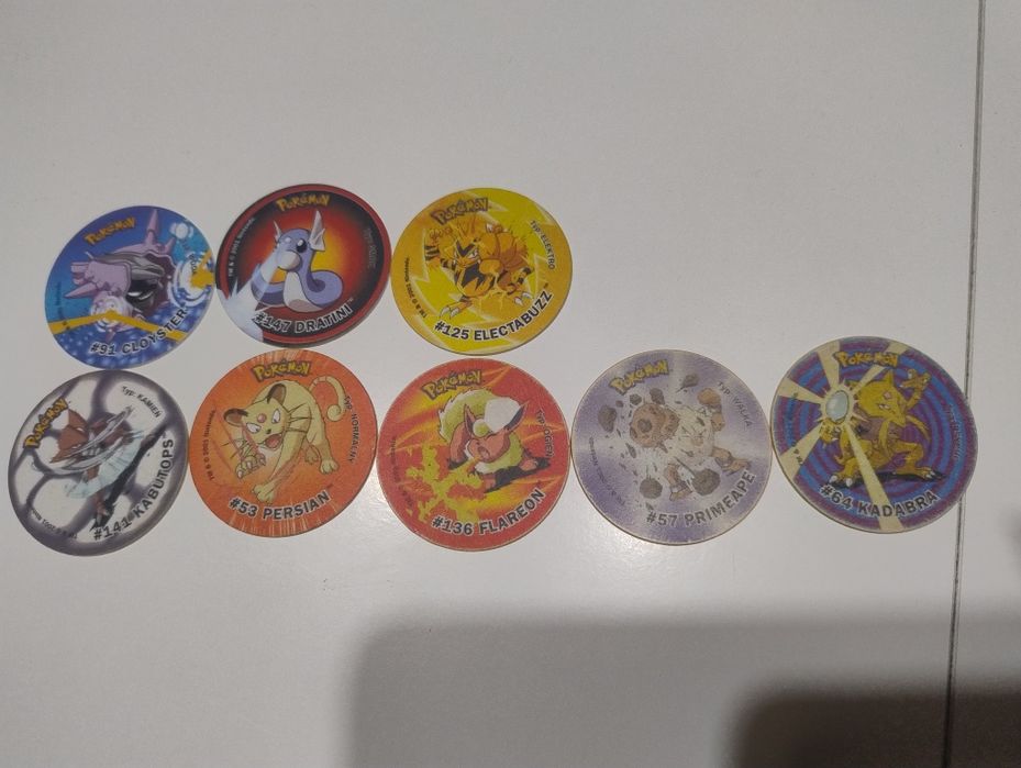 Pokemon tazo set 2 rezerwacja