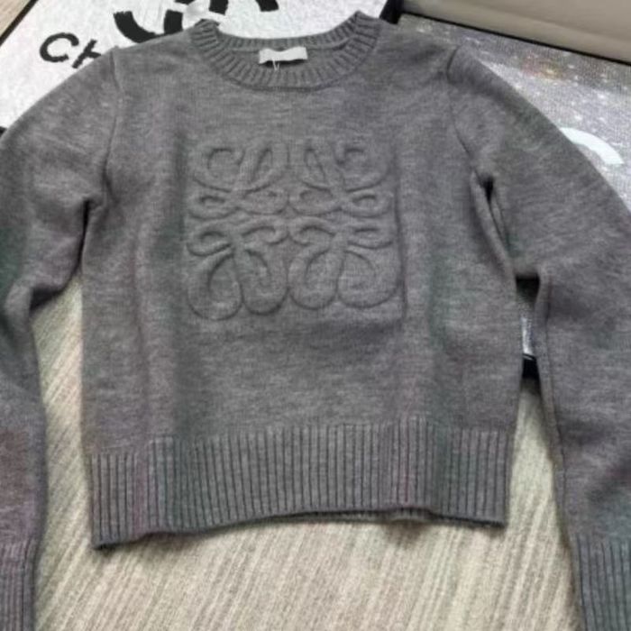 Сірий светр кофта Loewe сірий XS S M лоаве