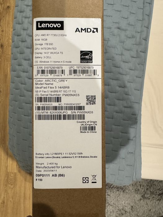 Lenovo IdeaPad Flex 5 14" (Convertível 2-em-1) - AMD Ryzen 7 / 16GB / 1TB SSD