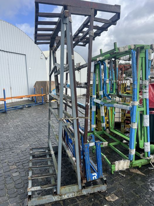 Cavaletes carrinhos para aluminio