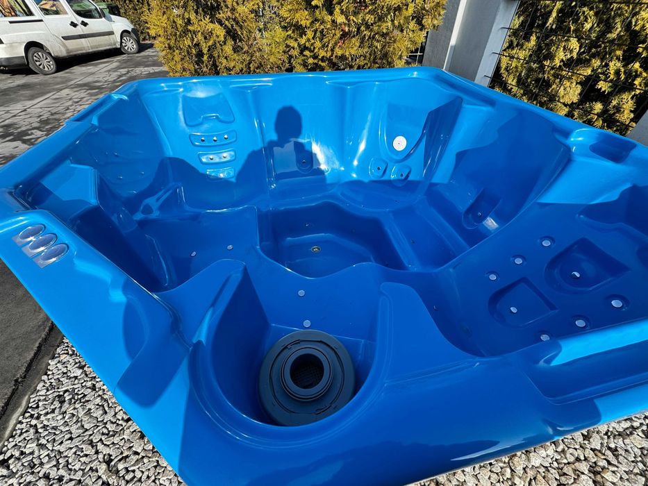 Jacuzzi balia bania gorąca beczka NOWE 2 MIEJSCA LEŻĄCE do sauny