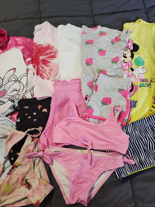 Lote de menina primavera/verão 6/7 anos