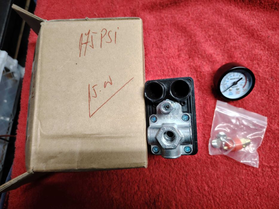 Pressostatos compressor 120 psi  // 175 psi  220 volts 15 A