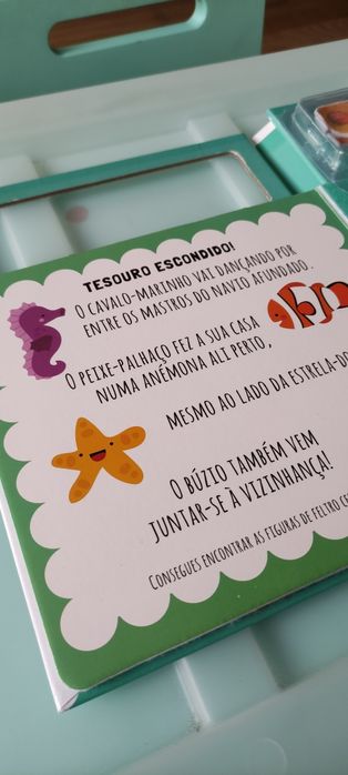 Livro Feltro Mágico Oceano