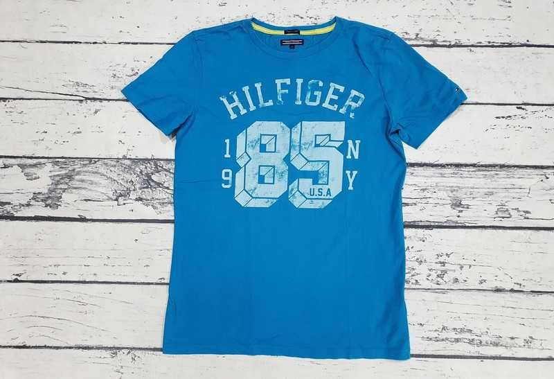 Tommy Hilfiger * koszulka * nadruk * chłopięca * unikatowa * 176 cm